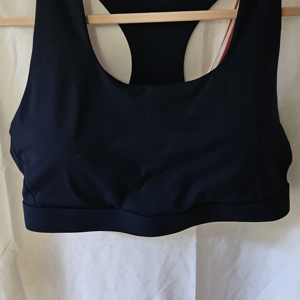 Fabletics Midnight Black Sports Bra